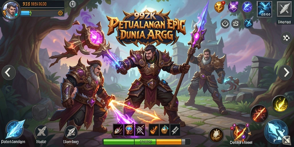 Tangkapan layar gameplay 99ZK yang mendebarkan dan penuh aksi.