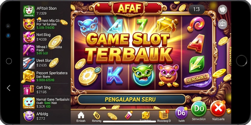 Tampilan menarik dari gameplay Slot AFAF dengan tema yang bervariasi.