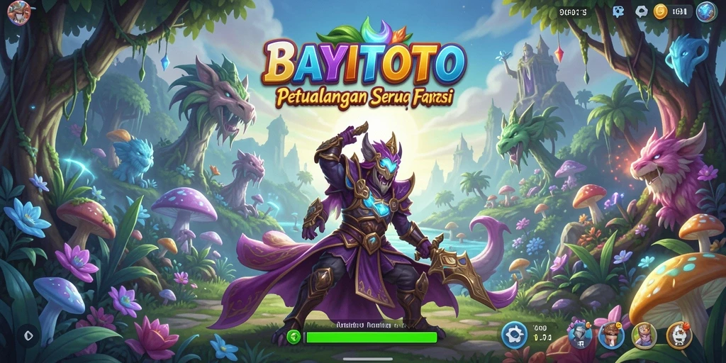 Tampilan gameplay seru BAYITOTO dalam dunia fantasi.