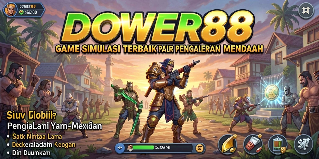 Gameplay seru dan interaktif dalam DOWER88 yang mendebarkan.