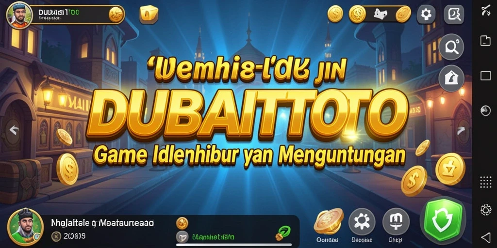 Screenshot gameplay DUBAITOTO menampilkan keseruan dan otomatisasi yang menarik.