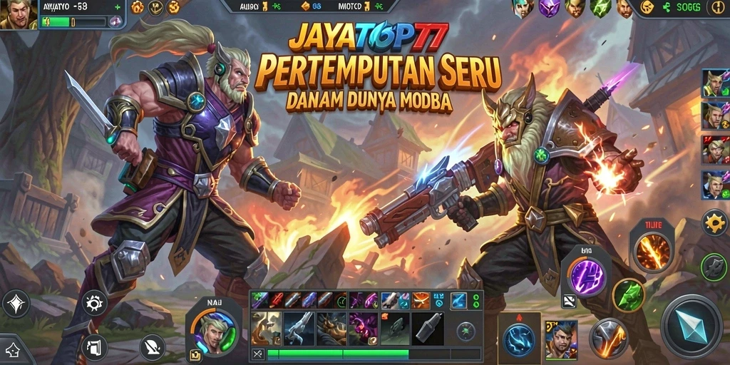 Tampilan menarik dari gameplay seru dalam JAYATOP77.