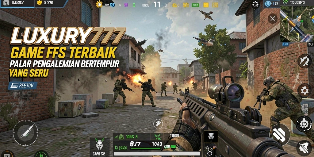 Tampilan gameplay LUXURY777 yang menegangkan dan penuh aksi.