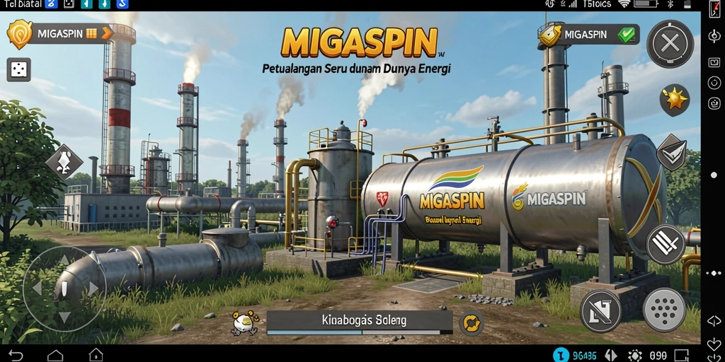 Tampilan gameplay seru dan penuh petualangan dari MIGASPIN.