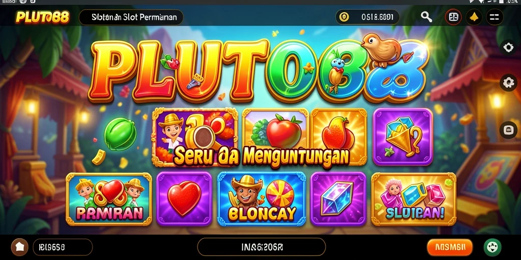 Screenshot gameplay PLUTO88 menampilkan keseruan permainan slot.