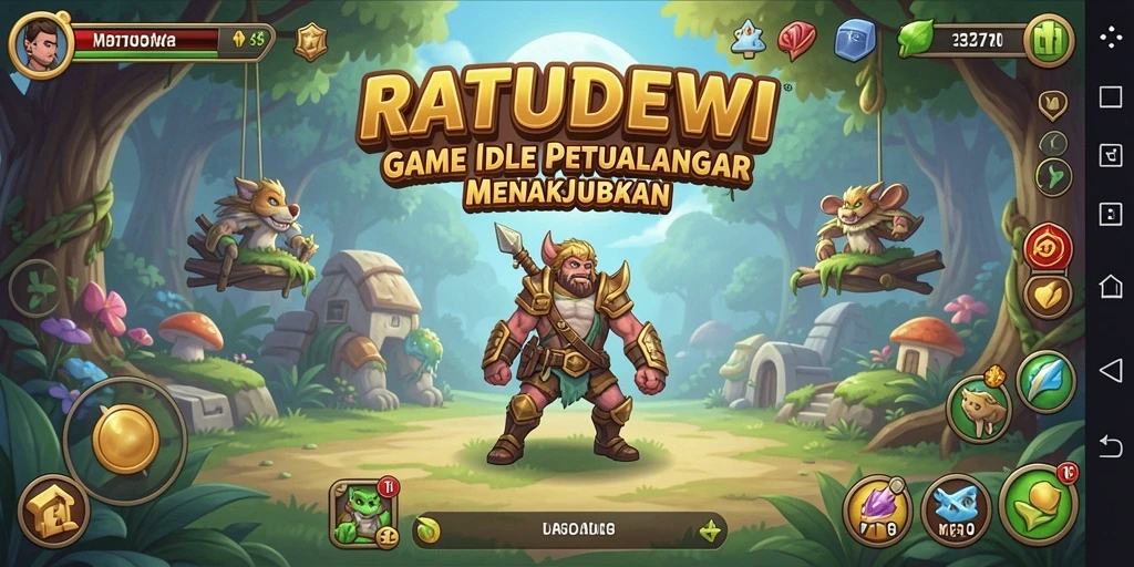 Tampilan gameplay interaktif dalam RATUDEWI yang memikat.