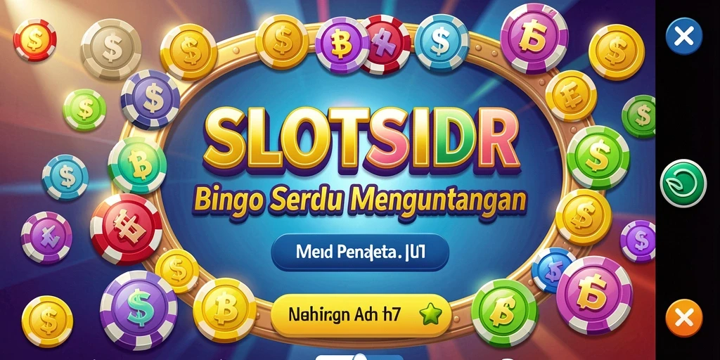 Tampilan menarik dari gameplay Bingo di SLOTSIDR yang seru.