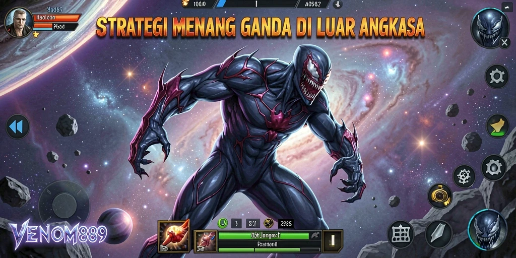 Tangkapan layar utama dari gameplay VENOM889 yang seru dan mendebarkan.