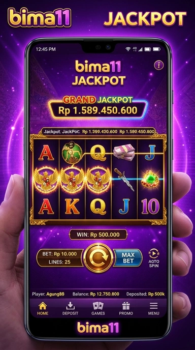 Tampilan utama aplikasi bima11 yang ramah pengguna.